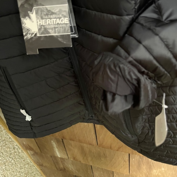 🇨🇦 Pajar ASTRAL WOMEN'S LIGHTWEIGHT PACKABLE Black Hoodie Quilted PUFFER L - Picture 9 of 12